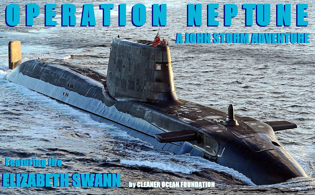 Operation Neptune is the name of a John Storm mission to recover a stolen Astute class nuclear submarine - when his crew discover the Lost City of Atlantis and a German U-Boat with a cargo of Nazi gold